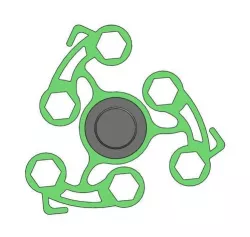 Bike fidget spinner