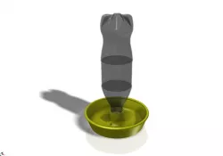 Bird Waterer for used PET Bottles