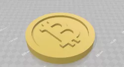 Bitcoin and Litecoin doublesided