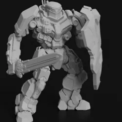 BL-X-KNT Black Knight "Red Reaper" for Battletech