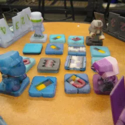 Bot Blitz Big Brute Battery Bit Battle 3D Printed Strategy Game