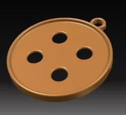 Button Earrings