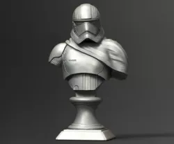 Captain Phasma - Bust Fan Art