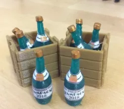 Champagne Bottle (1:18 scale)