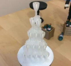 Champagne Pyramid (1:18 scale)
