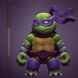 Chibi Mutant Ninja Turtles - Don!