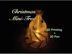 Christmas Mini Tree - 3D Printing & 3D Pen