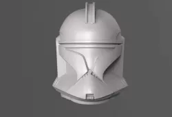 Clone Trooper Phase 1 Helmet Fan Art