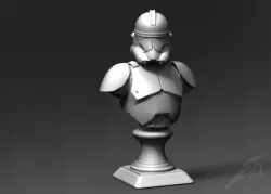 Clone Trooper Phase 2 - Bust Fan Art
