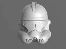 Clone Trooper Phase 2 Helmet Fan Art