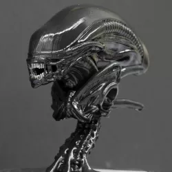Community Print 3D Print of Alien bust