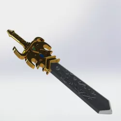 Community Print 3D Print of Garen's Greatsword - League Of Legends Ballpoint Combat Pen
