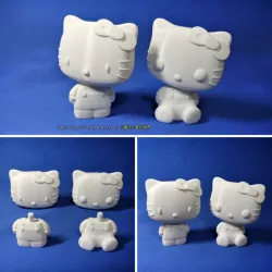 Community Print 3D Print of Hello Kitty