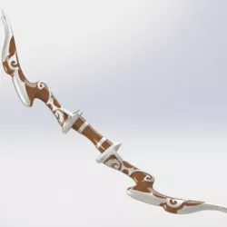 Community Print 3D Print of Nightingale Bow - Skyrim - Office Warfare