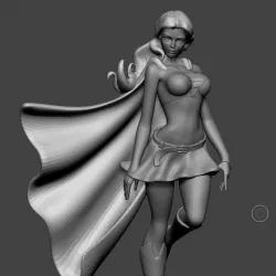 Community Print 3D Print of Super Girl