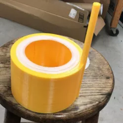 Cryogenic Dewar Flask with clamping rod