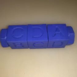 Customizable Reading Block Toy