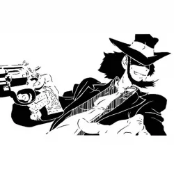 Daisuke Jigen stencil