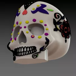 Day of the dead skull (Calaverita)