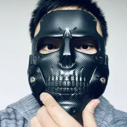 Death Stranding Die Hard Man Mask Optimzed For 3D Printing