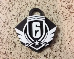Diamond Rank Charm - R6 Siege