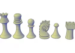 Duchamp Chess Set support free