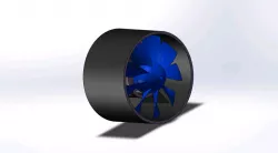 EDF duct fan for 20mm diameter DC motor