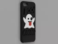 Emoji Ghost Halloween Edition iPhone 8 case