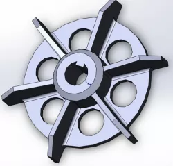 Fan for small electric motor