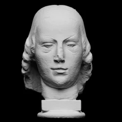 Female head. Fragment of a statue
