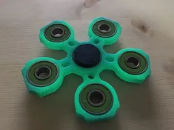 Fidget Hand Quintuple Spinner / Ball Bearing Holder