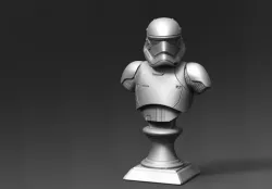 First Order Storm Trooper - Bust Fan Art
