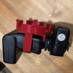 Flash mount for softbox