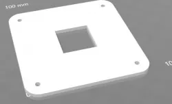 Front cover for 100 watts LED