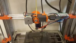 Geared Extruder using M8 extruder driver