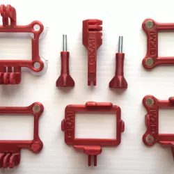 Gopro hero5 hero6 hero7 magnet magnetic and suction cup mount set