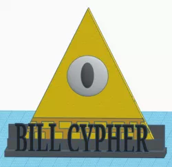 Gravity Falls: Bill Cypher+Stand (textured)
