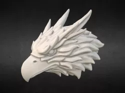 Griffin head Eagle head