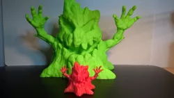 Halloween creepy tree