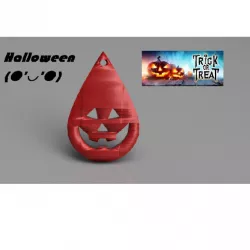 Halloween earrings: 'scaryface v2'