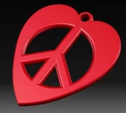 Heart-Peace Earrings