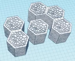 Hexagon of blocked ground - Warhammer Shadespire