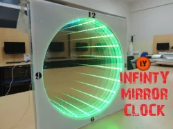 HOW TO MAKE AN INFINITY MIRROR CLOCK