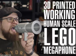 Human Scale Working LEGO Megaphone