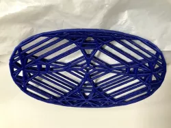 Hyperbolic soap dish