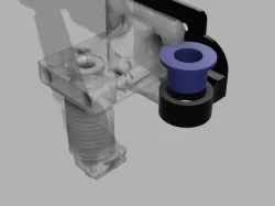 Inductive sensor adapter for Prusa i3