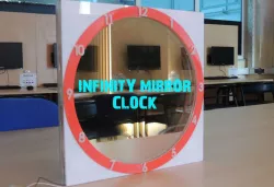 INFINITY MIRROR CLOCK UPDATED VERSION
