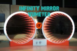 INFINITY MIRROR VU METER MUSIC EQUALIZER