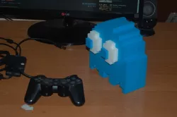 Inky Pac-Man Ghost Raspberry Pi 3 Retropie Cinu case v0.8