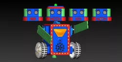 JackieBot Front Body Parts